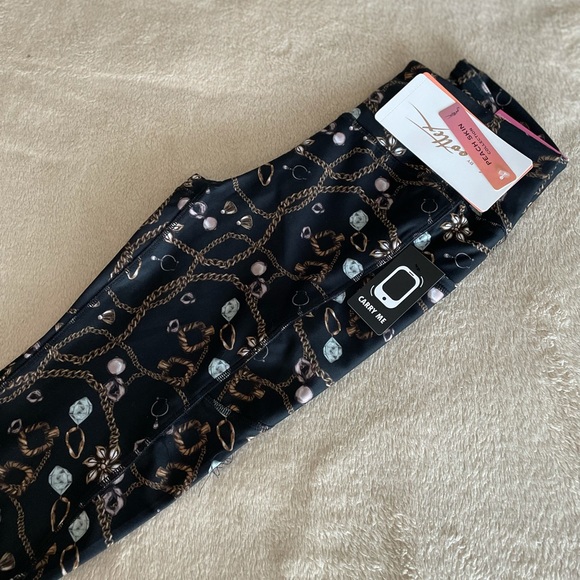 X by Gottex Chain Link Ankle Leggings - Size S - Picture 2 of 11